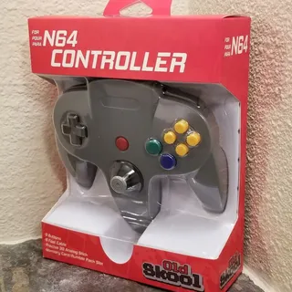 Photo of N64 Controller Gamepad - Grey (NEW) - Nintendo64 - Nintendo - Old Skool