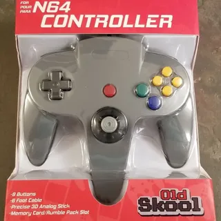 Photo of N64 Controller Gamepad - Grey (NEW) - Nintendo64 - Nintendo - Old Skool