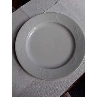Photo of 1800's White Ironstone T&R Boote Royal Patent 10" Dinner Plate (3230)