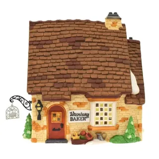 Photo of Dept 56 Wrenbury Baker Heritage Dickens Village Retired 12/97 NO LIGHT