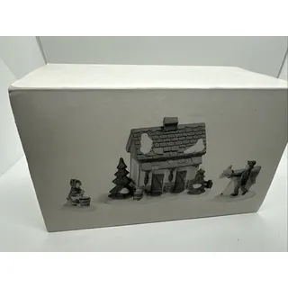 Photo of Department 56 Heritage Village Tending the New Calves Set of 3 Porcelain