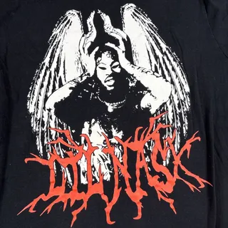 Photo of The Thread Shop Lil Nas Graphic Black Cotton T-Shirt - Size Small