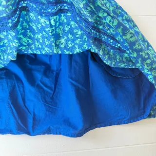 Photo of Roller Rabbit x Target Lobster Blue Green Spaghetti Short Dress Size M