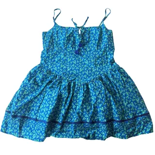Photo of Roller Rabbit x Target Lobster Blue Green Spaghetti Short Dress Size M