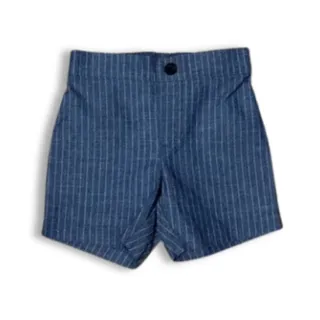 Photo of IZOD Baby Shorts Pinstripe Design Cotton Blend Pull On Style Blue White 18M NWT