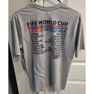 Photo of NWT FIFA World Cup 2026 Official Licensed T-Shirt - Men's Size M - Gray