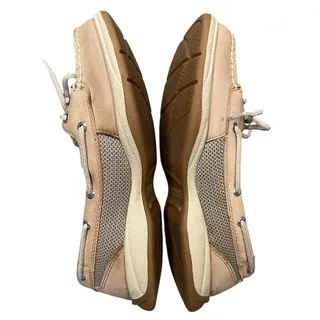 Photo of Sperry Top-Sider Boat Shoes Women Sz 9 Tan Leather 977351