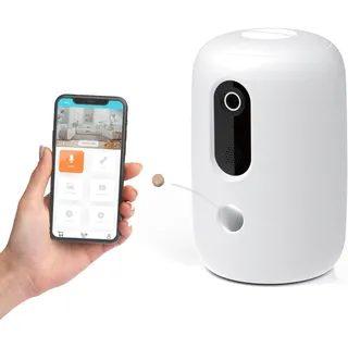 Photo of Insta chew Smart Pet Treat Thrower HD Camera Automatic Feeder New