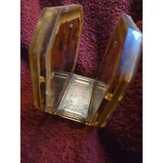 Photo of Vintage 70's Resin Pressed Flower Napkin Holder