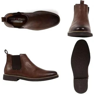 Photo of Deer Stags Men's Rockland Dress Comfort Chelsea Boots (Size 12M) NEW