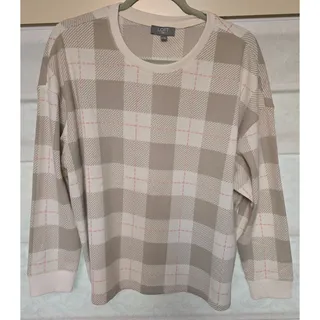 Photo of LOFT Sleep Women's XL Thermal Pajama Set Plaid Long Sleeve Jogger Pants NWOT NEW