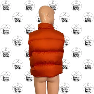 Photo of Polo Ralph Lauren L Orange Down Puffer Vest Packable Ski Gorpcore Winter Warm