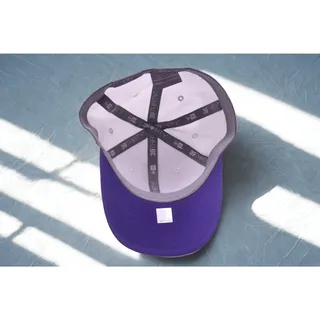 Photo of New Era Los Angeles Lakers 39THIRTY Stretch Fit White Purple NBA Hat Cap