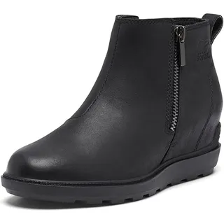 Photo of SOREL Evie Zip Women's Black Waterproof Leather Bootie 6.5 New