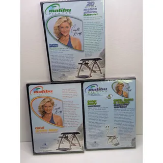 Photo of Malibu Pilates 3 DVD Case Lot Sealed20 Minute Dream Body Core Buns Thighs