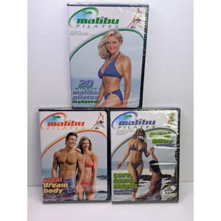 Photo of Malibu Pilates 3 DVD Case Lot Sealed20 Minute Dream Body Core Buns Thighs