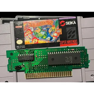 Photo of 1992 Troddlers for SNES Super Nintendo Entertainment System Cartridge