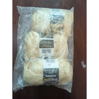 Photo of Fun Fur Eyelash Yarn 3 Skein Lot Color Champagne Lion Brand