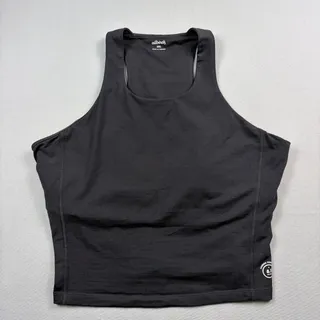 Photo of Allbirds Run Form Tanktop longline sports bra Womens XXL Black athleisure