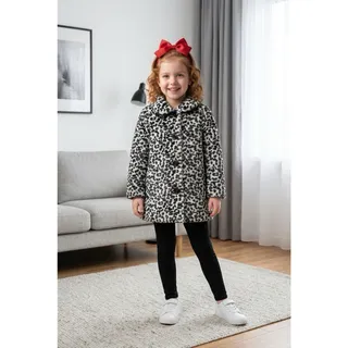 Photo of Michael Kors Jeans Toddler Girls Leopard Coat Size 4T New $79.50