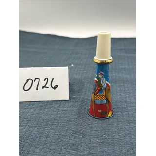 Photo of Tin Toy Christmas Horn: Camel & Pyramid 1950’s Whistle