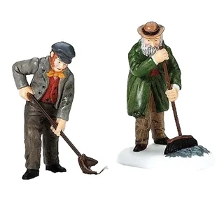 Photo of Dept 56 Dickens Village Keeping The Streets Clean 58352 Accessory NEW