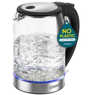 Photo of Cosori Electric Kettle, No Plastic Contact with Water, 1.7L, Black