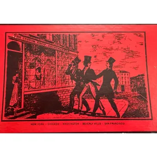 Photo of Vintage Custom Shop Shirtmakers Red Men's Haberdashery Tie Box
