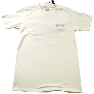 Photo of Reef Shirt Mens Small Vintage White Party Till Sunrise Surf Graphic Tee 1502