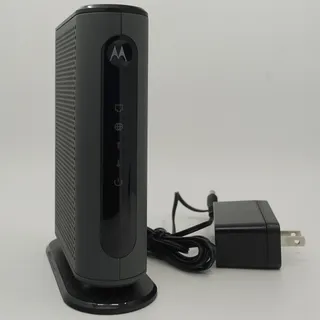 Photo of Motorola MB7420 16x4 DOCSIS 3.0 Cable Modem Tested Working with Power Adapter