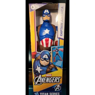 Photo of Hasbro Avengers Titan Series Captain America Poseable Figure w/ Shield