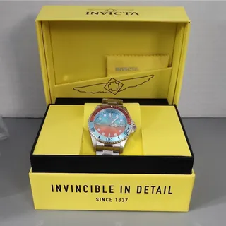 Photo of Invicta Pro Diver Kromatyk 50938 43mm Blue/Orange Dial/Bezel SS