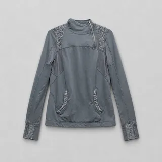 Photo of Lululemon Run: For It Pullover Ponytail Hoodie Gray Womens Size 6