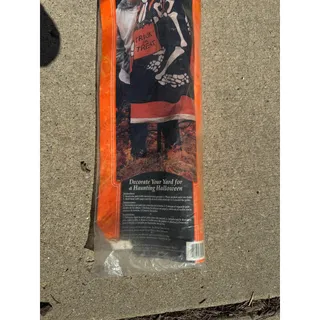 Photo of rare vintage 1996 Santa's Best “Fun-Stiks" Spooky Halloween Yard Decoration