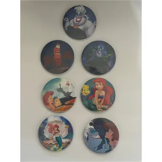 Photo of Disney The Little Mermaid pin back button set of 7