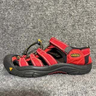 Photo of KEEN Newport H2 Womens Size 5 Red Black Waterproof Hiking Water Sandals Shoes