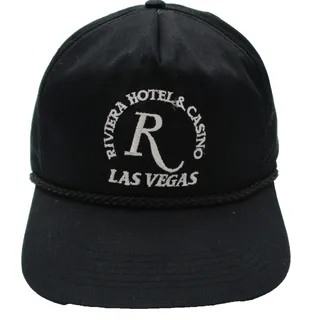 Photo of Riviera Hotel & Casino Las Vegas Black Snapback Hat Cap Rope One Size Cotton
