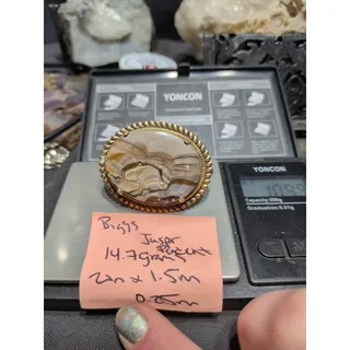 Photo of Biggs Jasper Polished Pendent (14.7 Grams)