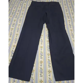 Photo of Lauren Ralph Lauren Dress Pants Mens 36x32 Navy Blue Flat Front Trousers