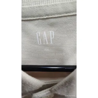 Photo of Gap Men's Stretch Pique Polo Shirt Size XXL White Short Sleeve