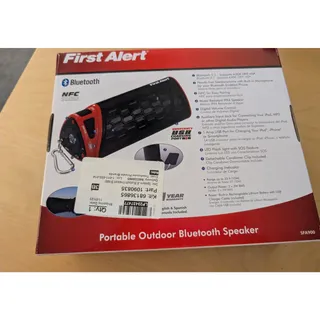 Photo of 🍀NIP First Alert Portable Outdoor Bluetooth Speaker 