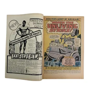Photo of Nick Fury and His Agents of S.H.I.E.L.D. 1 Marvel Comics 1973 Bronze Age FN VF