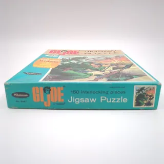 Photo of Vintage 1963 G.I. Joe Jigsaw Puzzle Whitman Hasbro 150 Piece Military Action