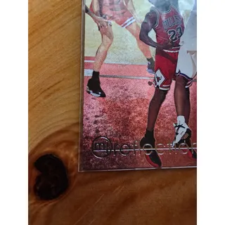 Photo of Michael Jordan 1998 Upper Deck mj reflections #mj77 Tribune - Chicago Bulls -NBA