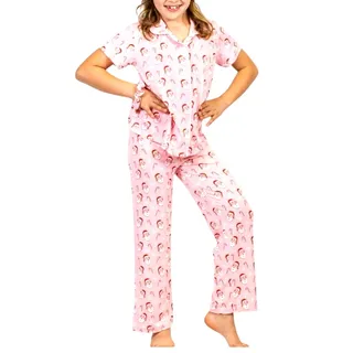 Photo of The Royal Standard Girl's Medium 8-9 Candy Cane Cutie Shirt Pants Scrunchie Set