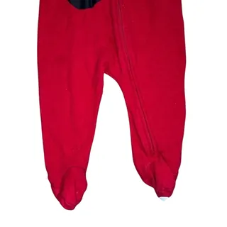 Photo of Nike Babies 6M Red, Black, White Long Sleeve Zip Up Footie