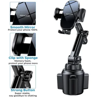 Photo of Miracase [Upgraded Version] Cup Phone Holder for Car, Universal Adjustable Long