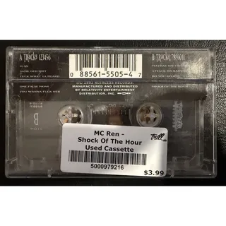 Photo of Shock of the Hour - MC Ren (Cassette, Nov-1993, Ruthless) Rap Hip Hop NWA