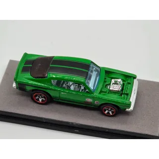Photo of Hot Wheels King Kuda 1969 Plymouth Barracuda Muscle Mania Green Custom Blacked