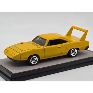 Photo of Hot Wheels 1970 Plymouth Superbird Yellow Custom Tampo Delete Wheel Swap Display